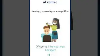 Video thumbnail for Of course meaning | of course sentences | Common English Idioms #shorts