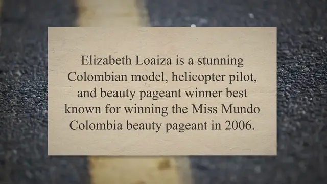 Video thumbnail for Elizabeth Loaiza Bio, Husband, Height, Age, Family and Net Worth