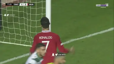 'Video thumbnail for Ronaldo miss against Omonia Nicosia '