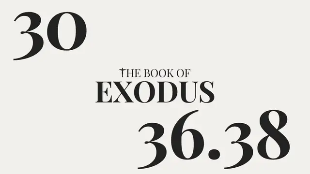 Video thumbnail for DAY 30 | The Book of Exodus: Chapter 36-38