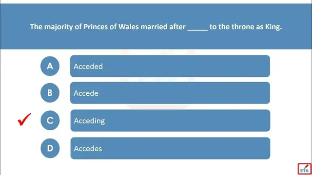 Video thumbnail for English Verb Tenses: Accede, Accedes, Acceded, Acceding Quiz