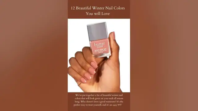 Video thumbnail for 12 Beautiful Winter Nail Colors You will Love | Butter LONDON Patent Shine...