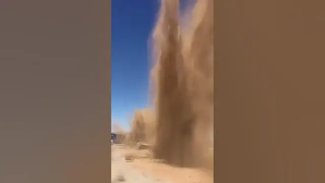 'Video thumbnail for Well Blowout In Land Well'