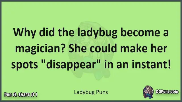 Video thumbnail for Ladybug - Jokes, Puns, Wordplays, and Laughter