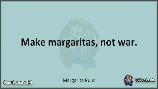 Video thumbnail for Margarita - Jokes, Puns, Wordplays, and Laughter