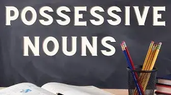'Video thumbnail for Classroom Resource for teaching Possessive Nouns'