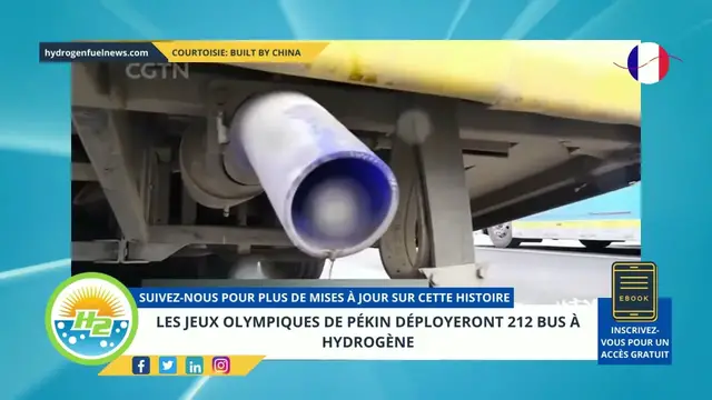 Video thumbnail for [French] Beijing Olympics will deploy 212 hydrogen buses