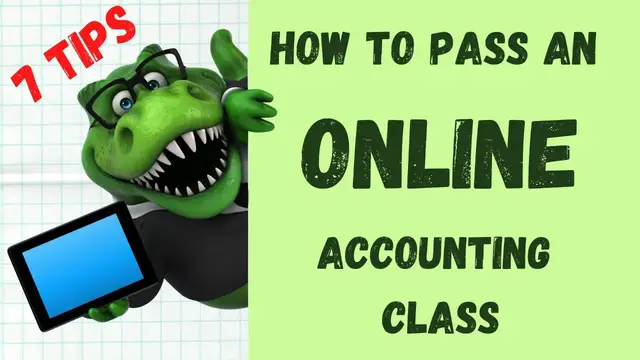 Video thumbnail for 7 Tips | How to Pass an ONLINE Accounting Class | Accounting How To | How to Pass Accounting Class