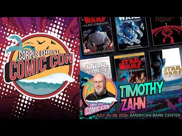 Video thumbnail for Star Wars Author Timothy Zahn Discusses Thrawn and Beyond | Corpus Christi Comic Con 2024