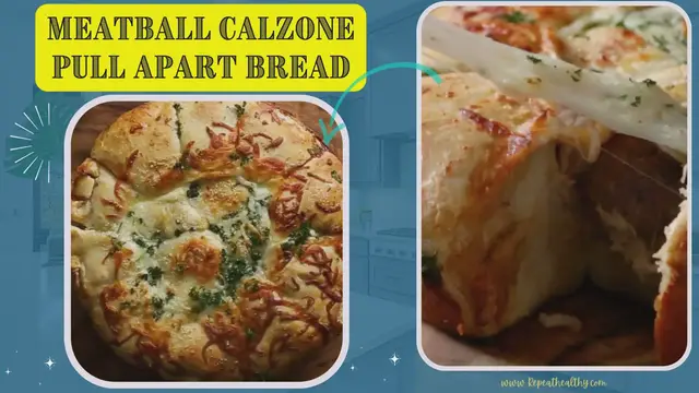 Video thumbnail for Meatball Calzone Pull Apart Bread