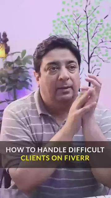 Video thumbnail for How to handle difficult clients on fiverr