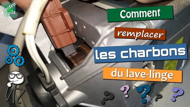 Video thumbnail for Réparer un lave-linge en remplaçant les balais de charbon du moteur ⚙ Dépannage DIY 👌