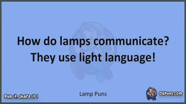 Video thumbnail for Lamp - Jokes, Puns, Wordplays, and Laughter