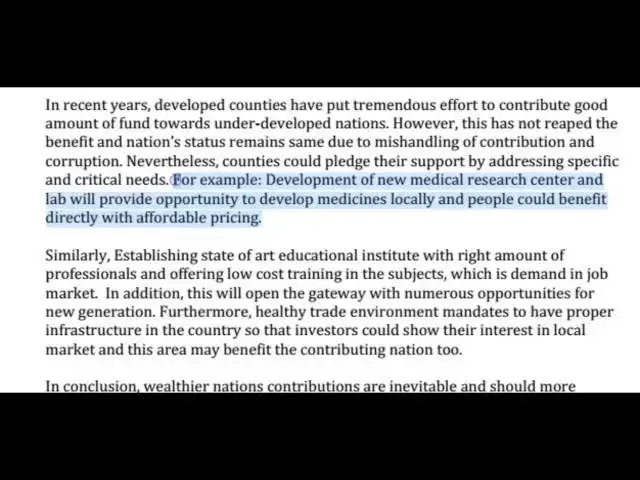 Video thumbnail for IELTS essay.