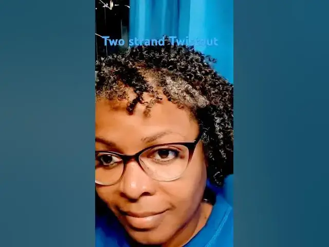 'Video thumbnail for Two strand twistout results. #naturalhair #grayhairtransition #gray #colortransition #hairjourney'