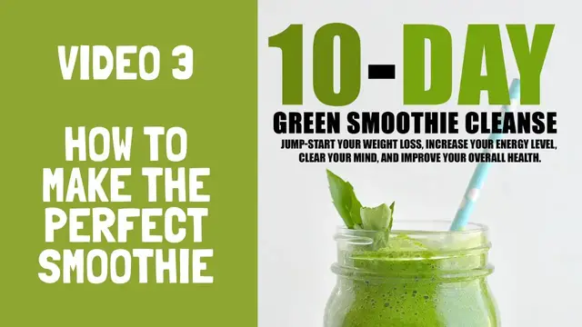 Video thumbnail for Green Smoothie Cleanse| How To Make The Perfect Smoothie
