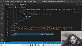Video thumbnail for Javascript Axios Project to Make HTTP GET & POST Requests to JSONPlaceholder Fake REST API in HTML5
