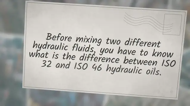 'Video thumbnail for Can You Mix 32 And 46 Hydraulic Oil? | Explain Everything'