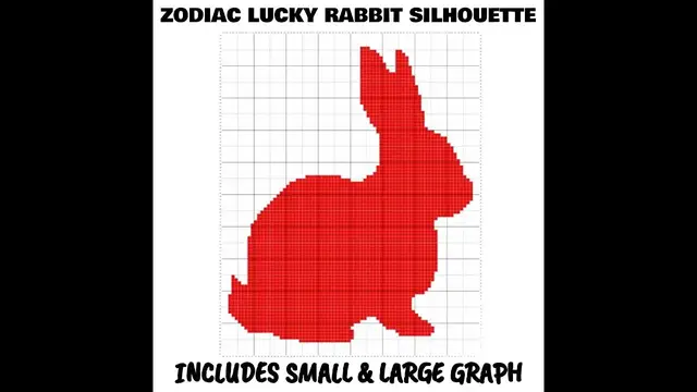 Video thumbnail for Zodiac Lucky Rabbit Silhouette C2C & Tapestry Crochet Pattern & Chart | Magic Yarn Pixels