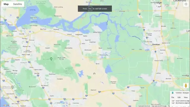 Video thumbnail for Javascript Google Directions API Example to Display Routes Between Two Locations in Google Maps