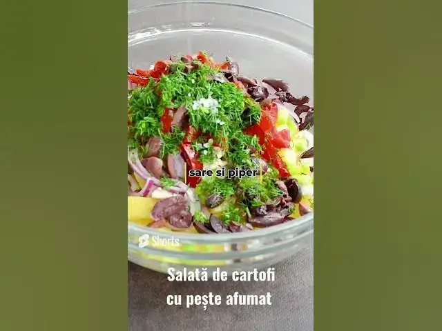 Video thumbnail for Simplu și rapid: salată de cartofi cu pește afumat