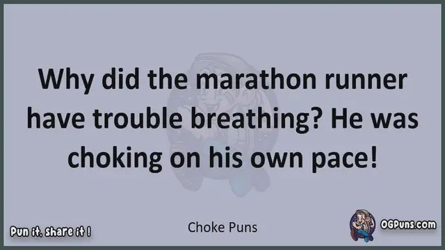 Video thumbnail for Choke - Jokes, Puns, Wordplays, and Laughter