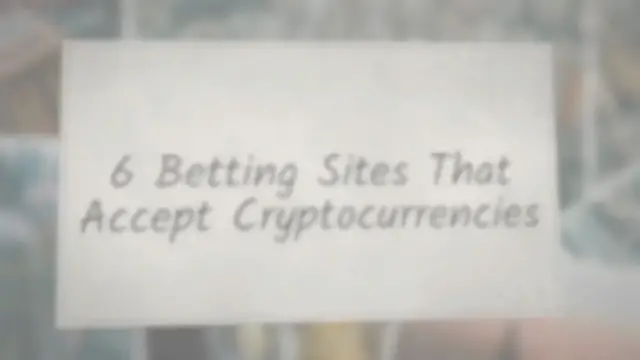 Video thumbnail for 6 betting sites that accept cryptocurrencies - Pousada Nerd