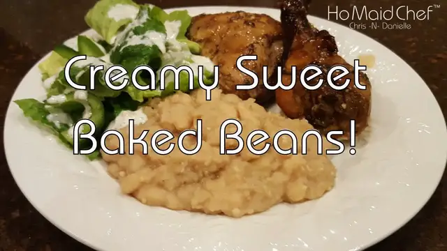 Video thumbnail for Creamy Baked Beans || Dining In With Danielle