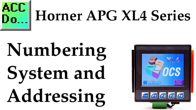 Video thumbnail for Horner XL4 Numbering System and Addressing