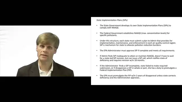 Video thumbnail for State Implementation Plan under the Clean Air Act