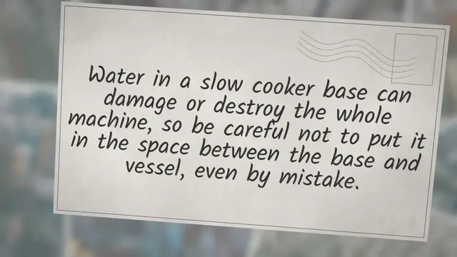 'Video thumbnail for Does Slow Cooker Need Water, and WHERE to Pour it?'