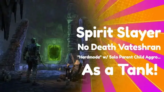 Video thumbnail for Veteran Vateshran Hollows Spirit Slayer | Accolade Tank Build | Elder Scrolls Online