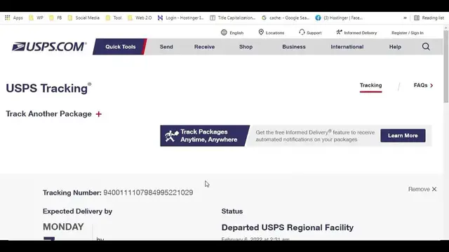 Video thumbnail for How to Track USPS Parcel Online |