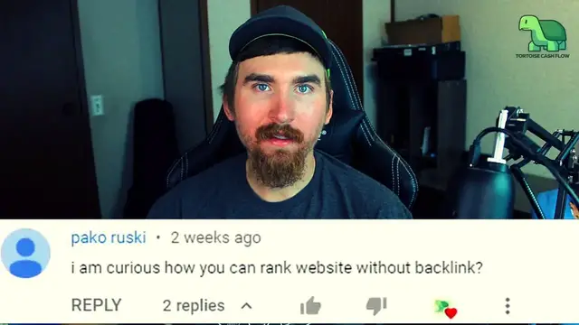 'Video thumbnail for How to Rank a Website Without Backlinks | Answering YouTube Comments #1'