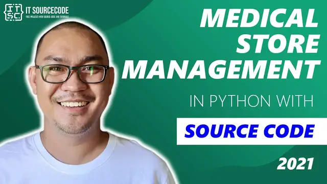 Video thumbnail for Medical Store Management System project In Python With Source Code 2021 Free Download