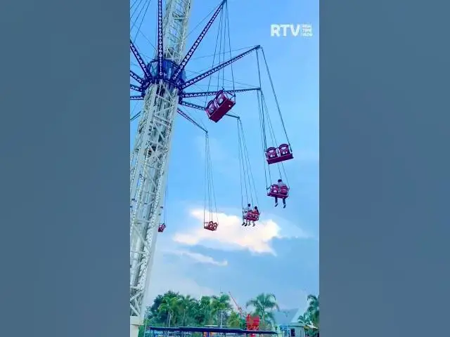 Video thumbnail for SKY SCREAMER 🎡 Tallest Ride at Wet N Joy Amusement Park #shorts #amusementpark