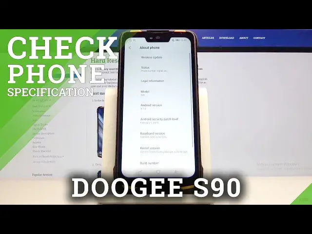 'Video thumbnail for How to Check Phone Specifications on DOOGEE S90 - Verify Specs'