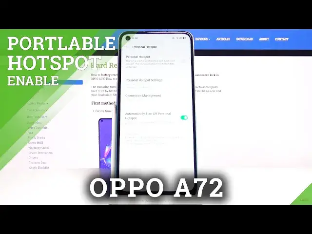 'Video thumbnail for How to Use Portable Hotspot in OPPO A72 – Activate Mobile Hotspot'