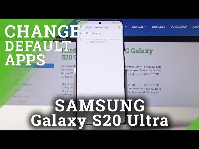 'Video thumbnail for How to Change Default Apps in SAMSUNG Galaxy S20 Ultra – Customize Apps Defaults'