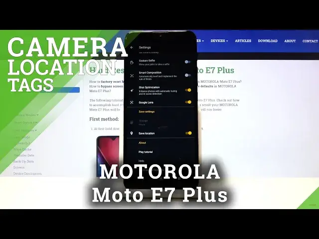 'Video thumbnail for How to Disable Camera Location Tags in Motorola Moto E7 Plus – Activate Location Mark Feature'