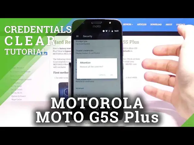 'Video thumbnail for How to Clear Credentials on MOTOROLA Moto G5S Plus – Delete Certificates and Licenses'
