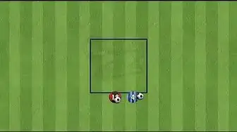 Video thumbnail for Ultimate Soccer Dribbling Drills - Dribble round the square with a partner