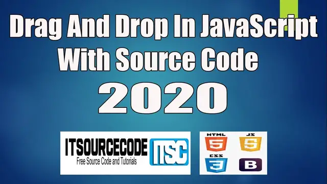 Video thumbnail for Drag And Drop JavaScript With Source Code Free Download 2021 | JavaScript Project with Source Code