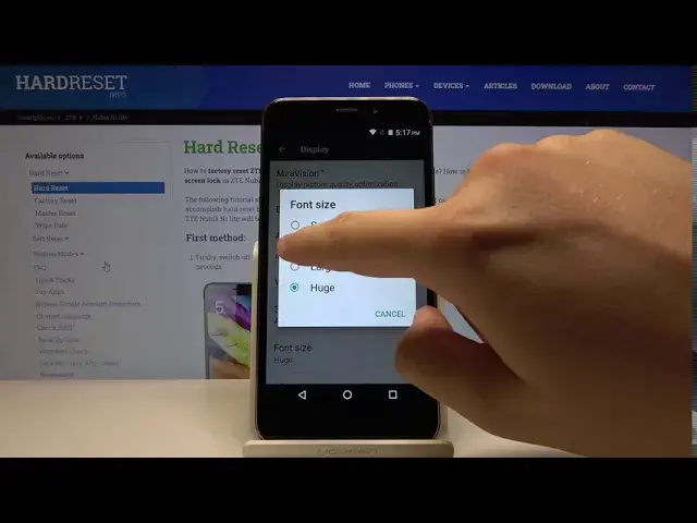 'Video thumbnail for How to Adjust Text Size in ZTE NUBIA N1 LITE – Change Font Size'