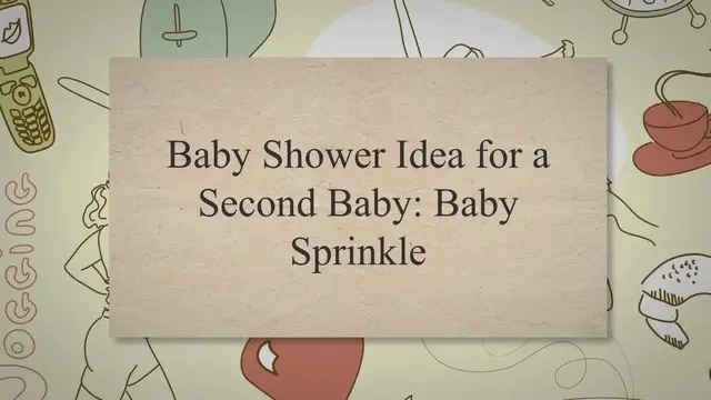 'Video thumbnail for Baby Shower Idea for a Second Baby: Baby Sprinkle'