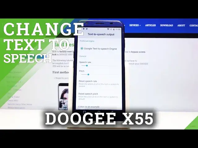 'Video thumbnail for How to Personalize Text to Speech Output in DOOGEE X55 – Convert Text to Speech'
