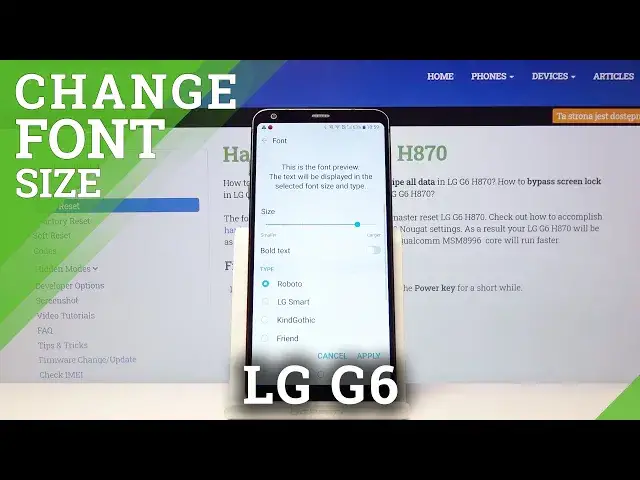'Video thumbnail for How to Change Font Size in LG G6 - Personalize Display Letters'