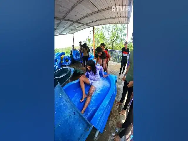 Video thumbnail for Tunnel Twister - WATER SLIDE at Escape Water Park #waterpark #shorts