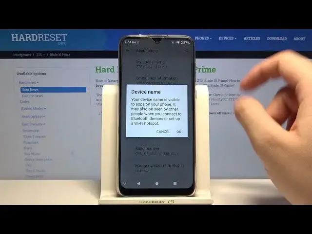 Video thumbnail for How to Rename Device in ZTE Blade 10 Prime – Change Smartphone Name