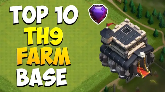 Video thumbnail for Top 10 COC TH9 BASE LINK (Farming) | Town Hall Level 9 Base Layout in Clash of Calns
